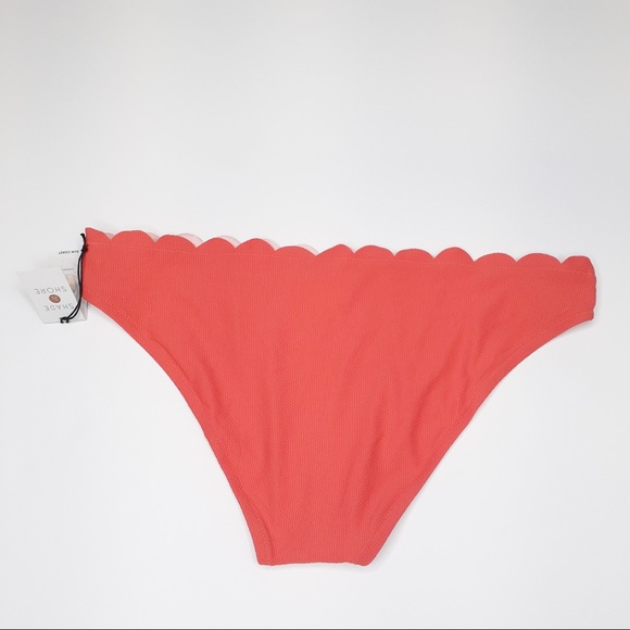 SHADE & SHORE Coral Scalloped Hipster Bikini Bottoms Mix & Match XL NWT - Picture 6 of 14
